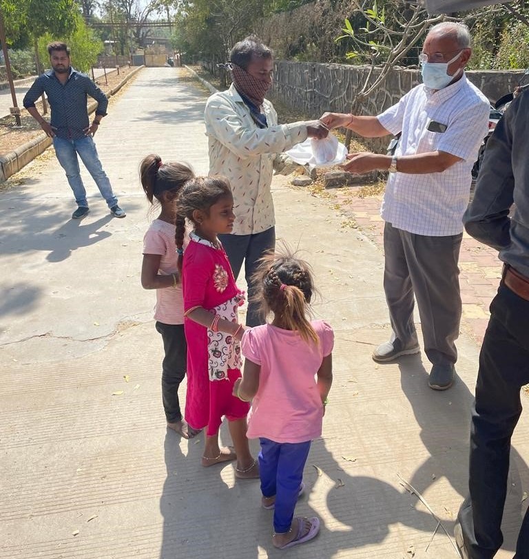 Aid Distribution to Children